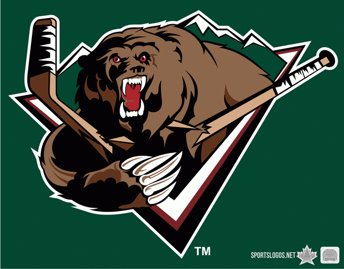 Utah Grizzlies 2005 06-Pres Alternate Logo vinyl decal